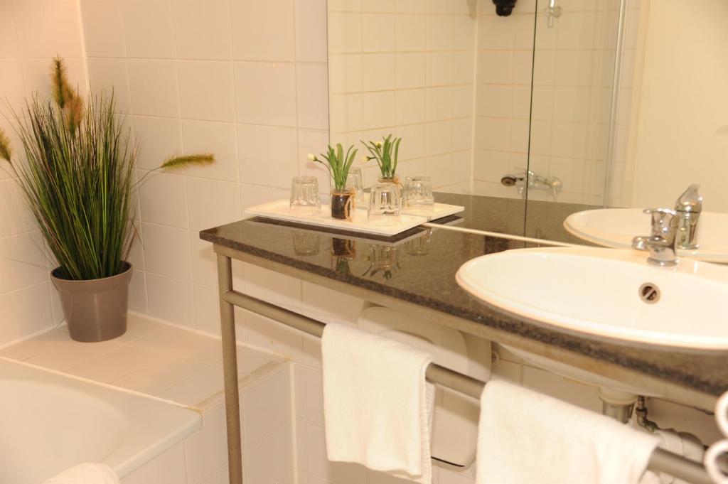 Koupelna v ubytování hogh Hotel Heilbronn