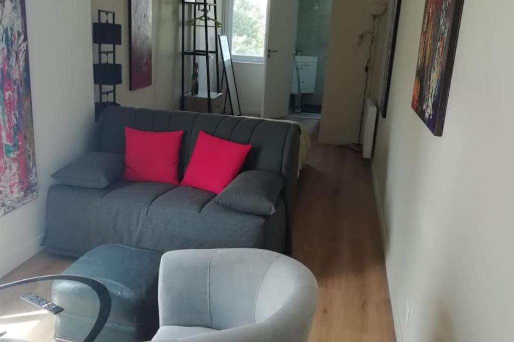 Posedenie v ubytovaní T1 indépendant Cosy 150m plage