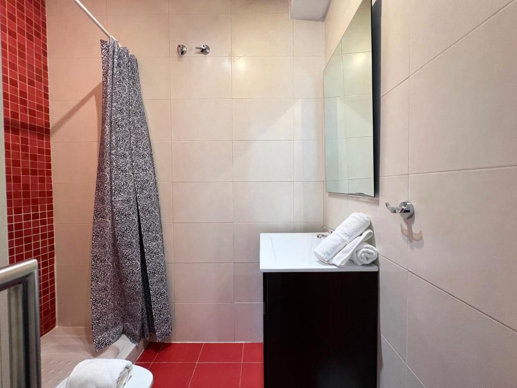 Łazienka w obiekcie Apartamentos Sierra Nevada 3000