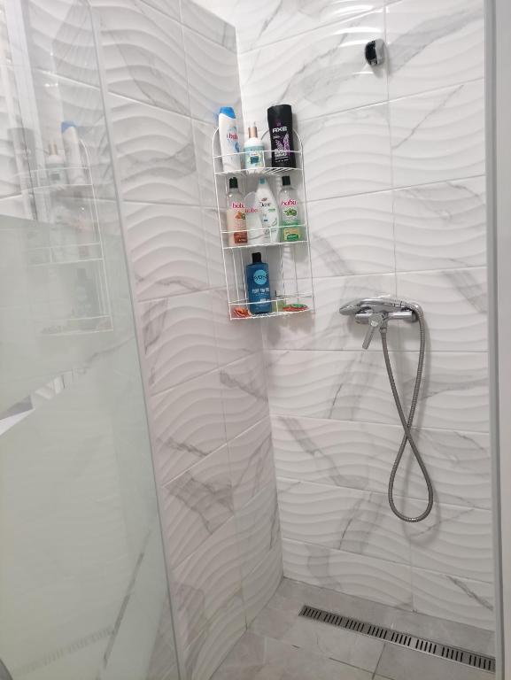 Koupelna v ubytování Sára Apartman Nyíregyháza