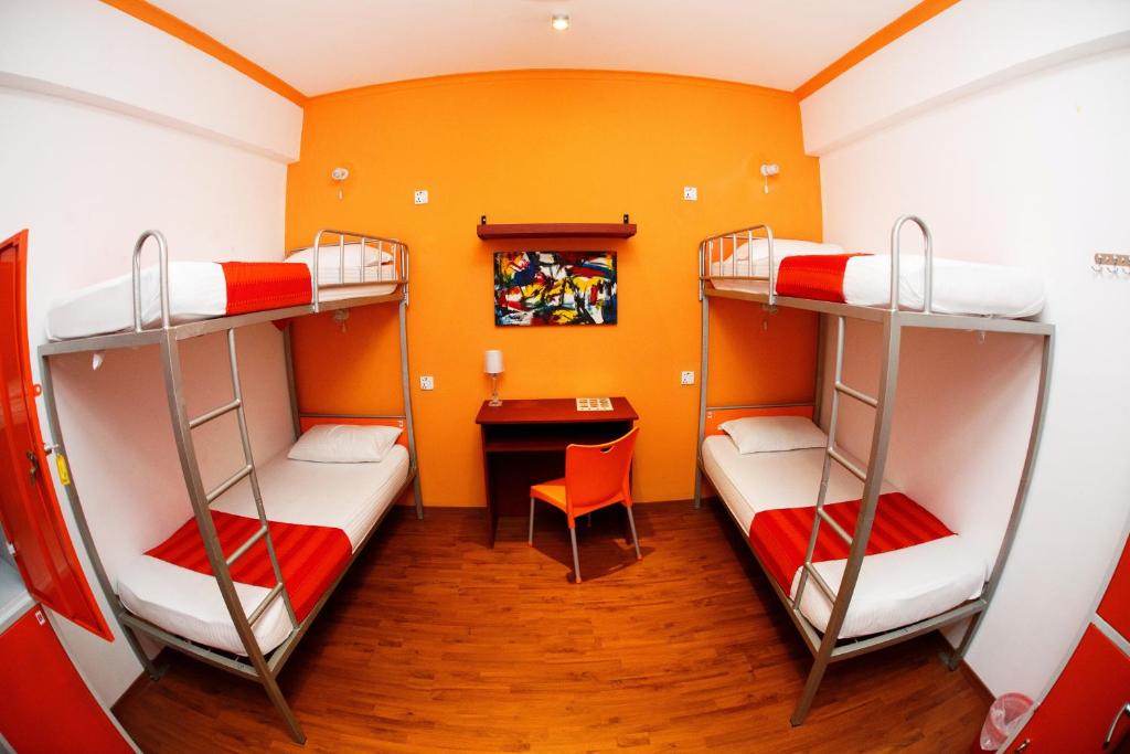 Postel nebo postele na pokoji v ubytování CityRest Fort