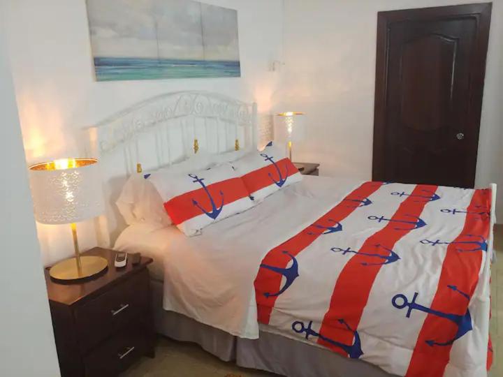 Postel nebo postele na pokoji v ubytování Dominican Suite 2, Increíble apto. cama king (DS2)