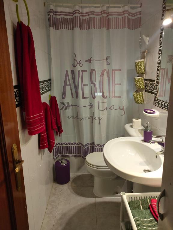 Kúpeľňa v ubytovaní APARTAMENTO LIBERTY