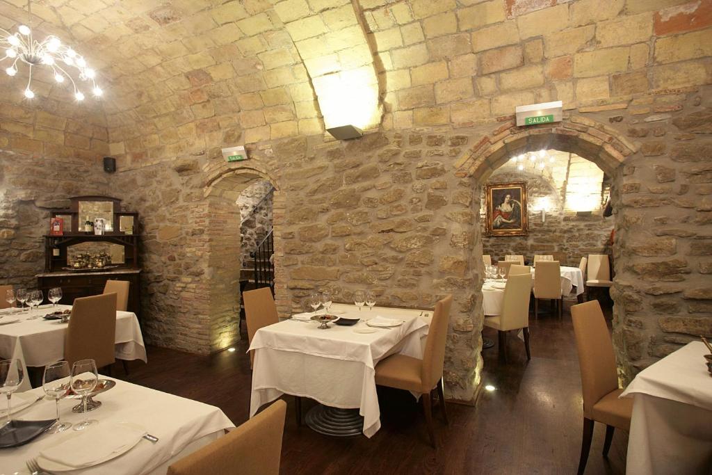 Restaurace v ubytování Hotel Rural Bidean