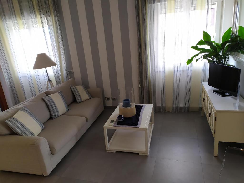 Posezení v ubytování Cubo Apartments