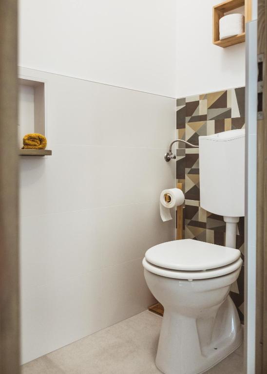 Koupelna v ubytování Major11 apartman - Zsolnay negyed