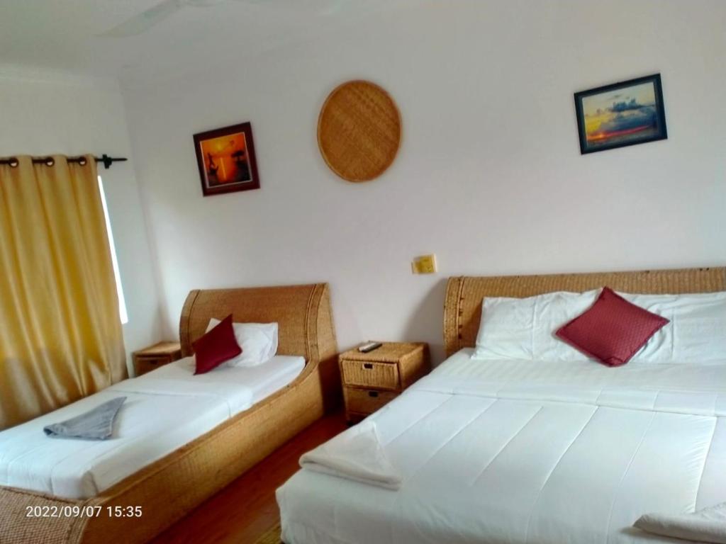 Postel nebo postele na pokoji v ubytování Atmaland Resort