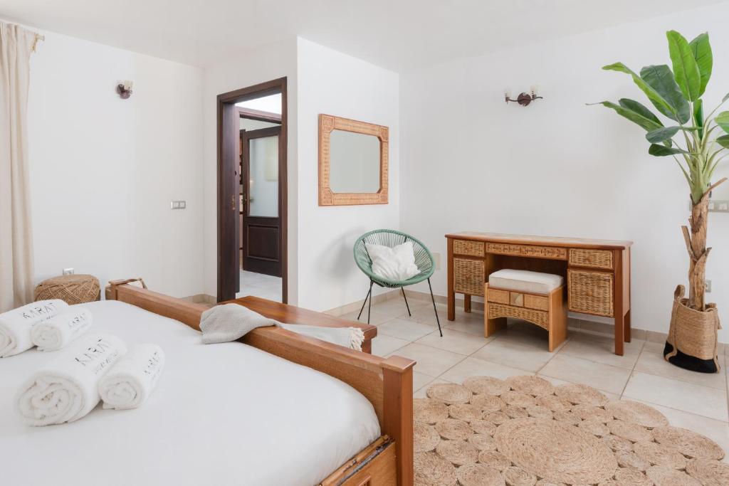 Postel nebo postele na pokoji v ubytování KARAT Villa Atlantida