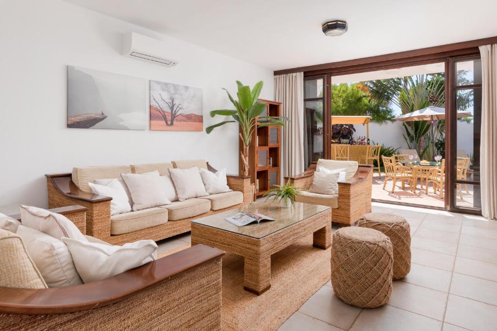 Posezení v ubytování KARAT Villa Atlantida