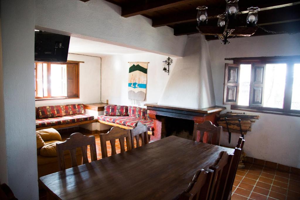 Posezení v ubytování Cabañas los Venados