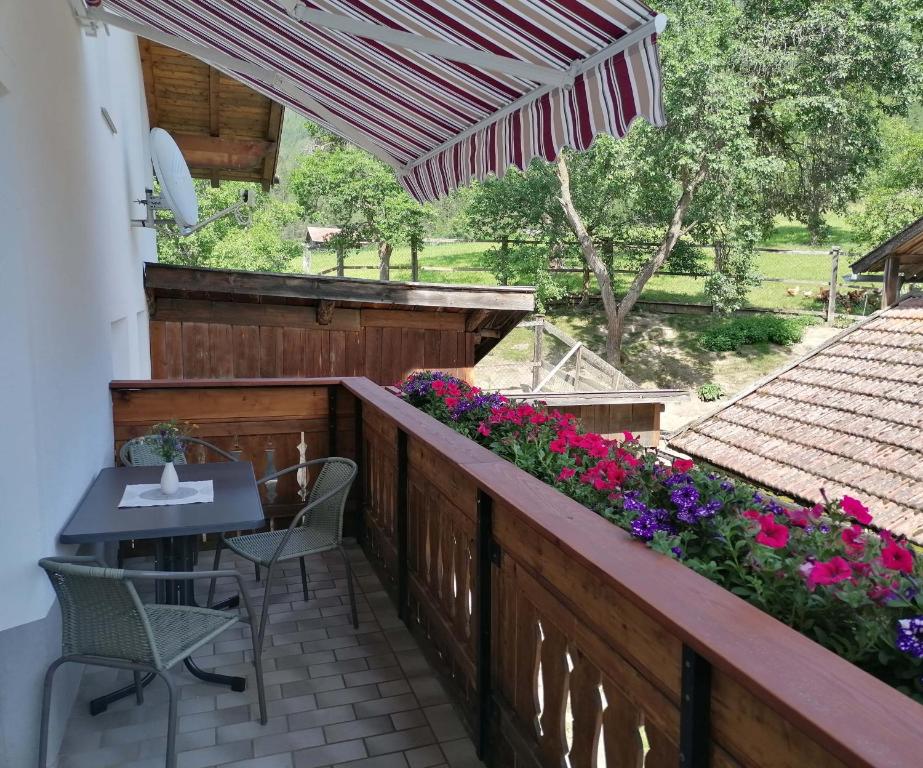 Vonkajšia záhrada v ubytovaní Haus zur Mühle