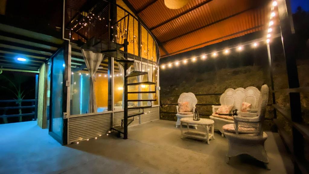 Χώρος καθιστικού στο YARUMOS ECO EXPERIENCE