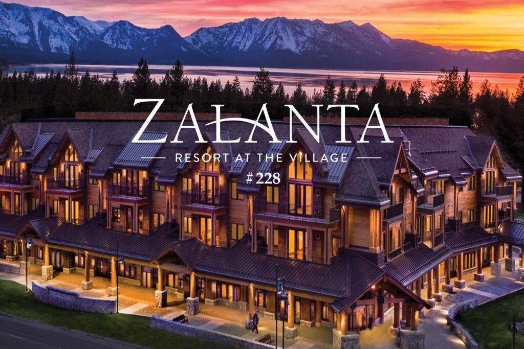 a rendering of the zahanna resort at the village at Ultimate Luxury Residence with Extras Galore across from Heavenly Village & Gondola - Zalanta Resort in South Lake Tahoe