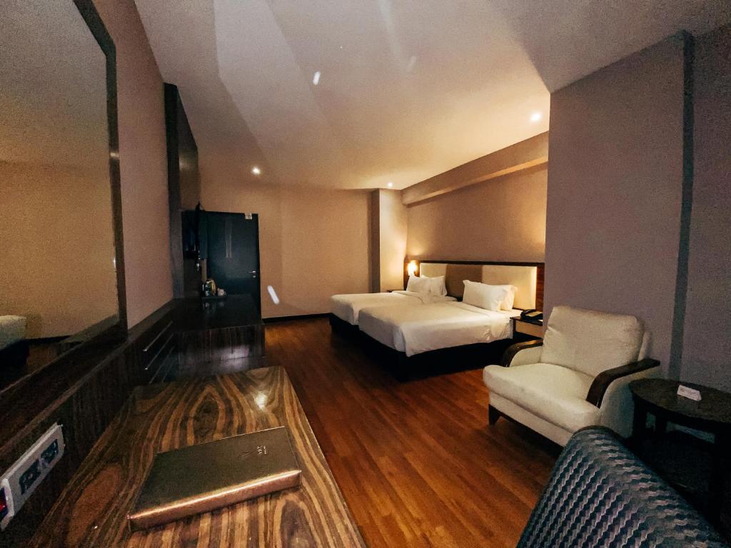 Vouk Hotel Suites, Penang - 标准的双室（没有窗户）