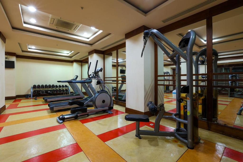 Fitness centrum a/nebo fitness zařízení v ubytování Crystal De Luxe Resort & Spa - All Inclusive