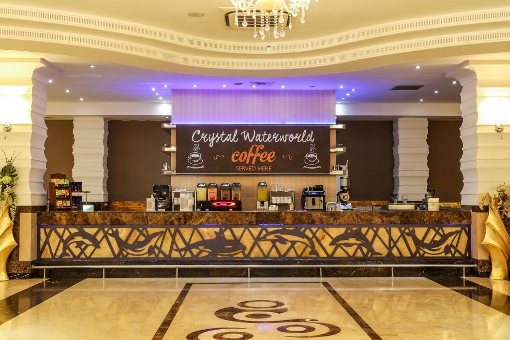 Certifikát, hodnocení, plakát nebo jiný dokument vystavený v ubytování Crystal Waterworld Resort & Spa - Ultimate All Inclusive