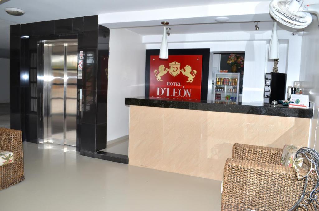 Vstupní hala nebo recepce v ubytování Hotel D' Leon Inn