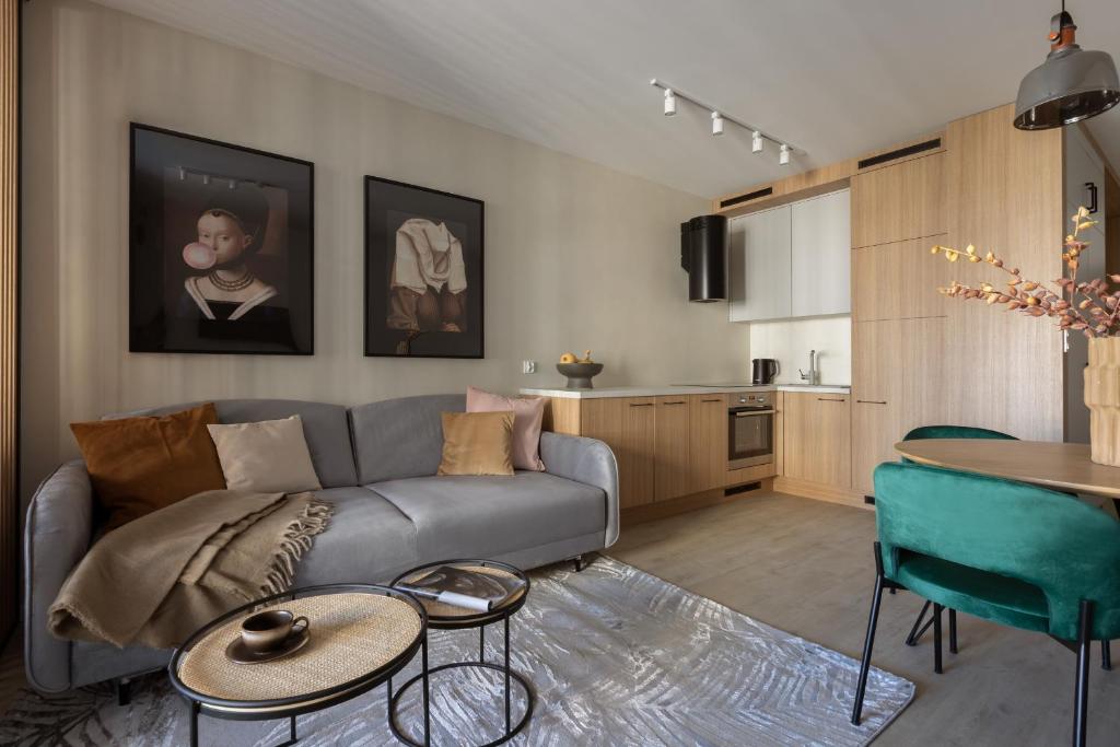 Posedenie v ubytovaní Glow Apartments, Gdańsk Śląska 12
