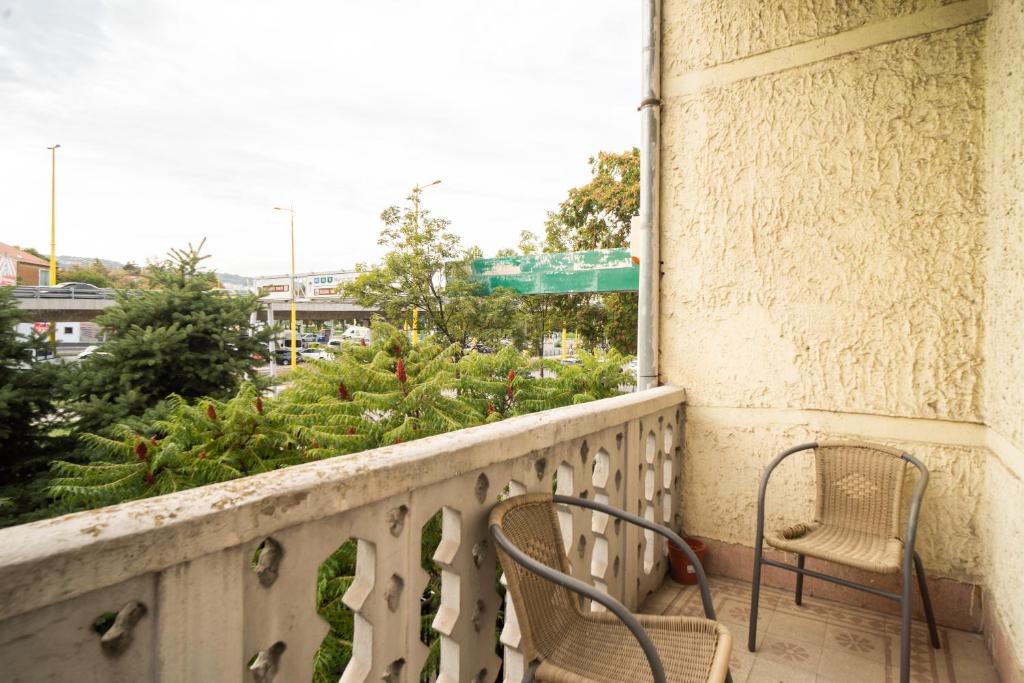 A balcony or terrace at Colors Apartment