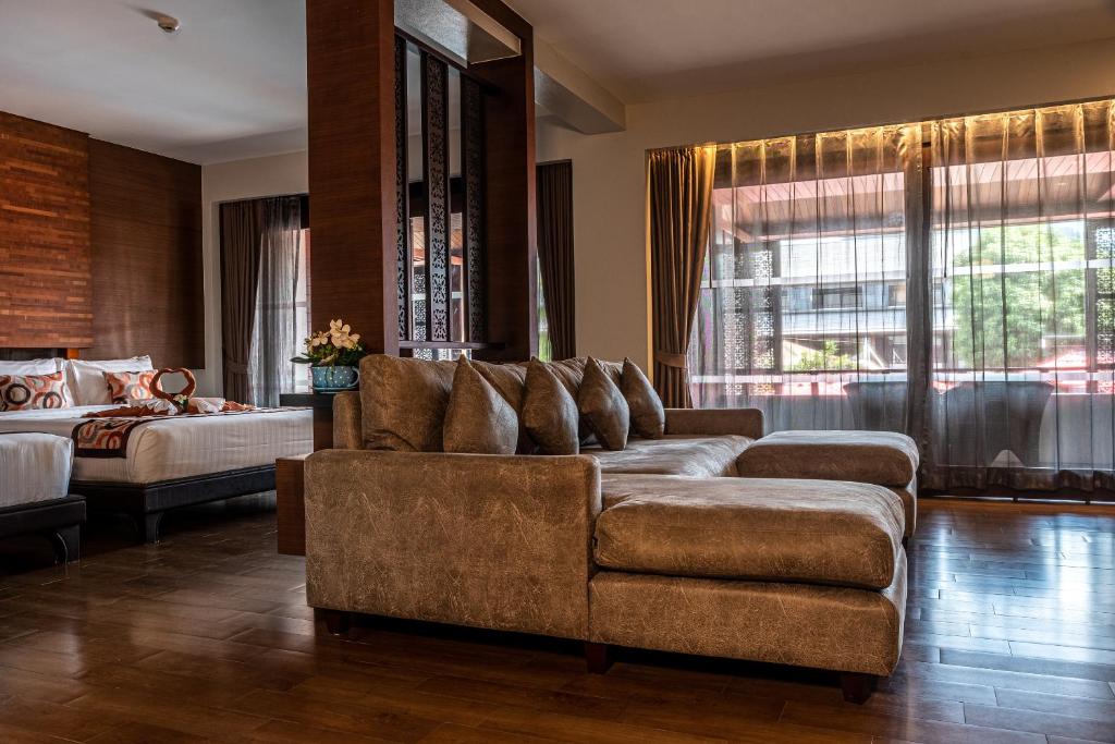 Posezení v ubytování Am Samui Palace