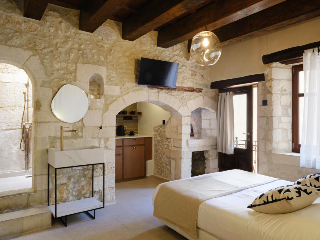 Postel nebo postele na pokoji v ubytování Casa Dei Delfini