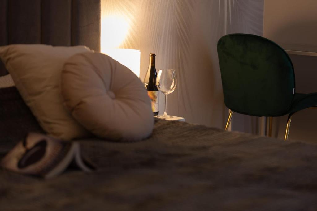 Posteľ alebo postele v izbe v ubytovaní Kotlarska Apartments