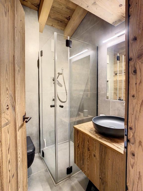 Koupelna v ubytování Polaris 1 003 - LUXE & SKI LIFT apartment 6 pers