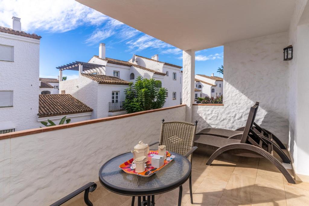 A balcony or terrace at 3b Virgo