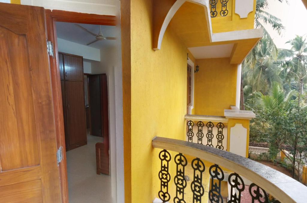 Balkón nebo terasa v ubytování Antonio's Residency Goa