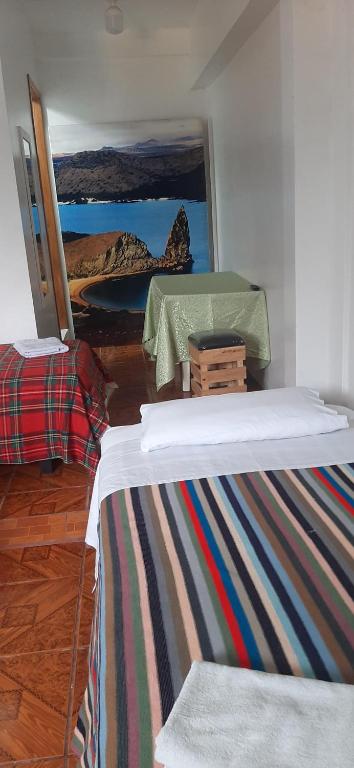 Posezení v ubytování Hostal Miconia