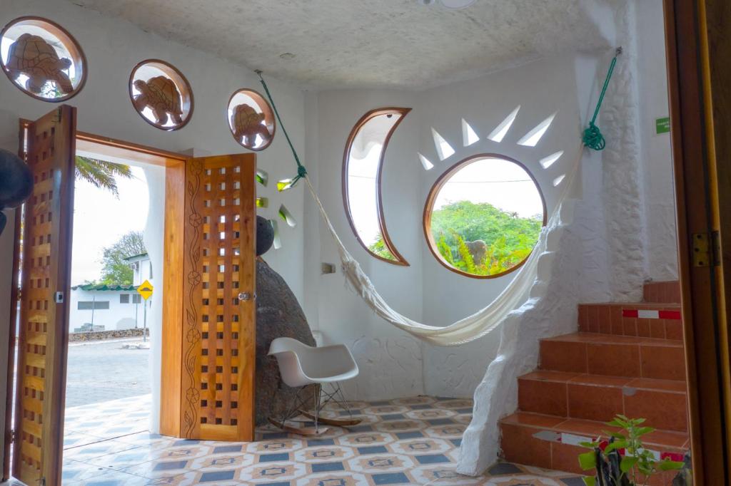 Posezení v ubytování Royal Galápagos Inn