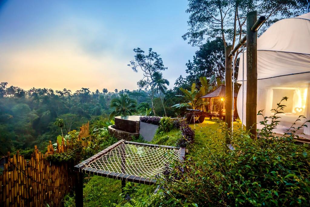 Zahrada ubytování Bubble Hotel Bali Ubud - Adults Only