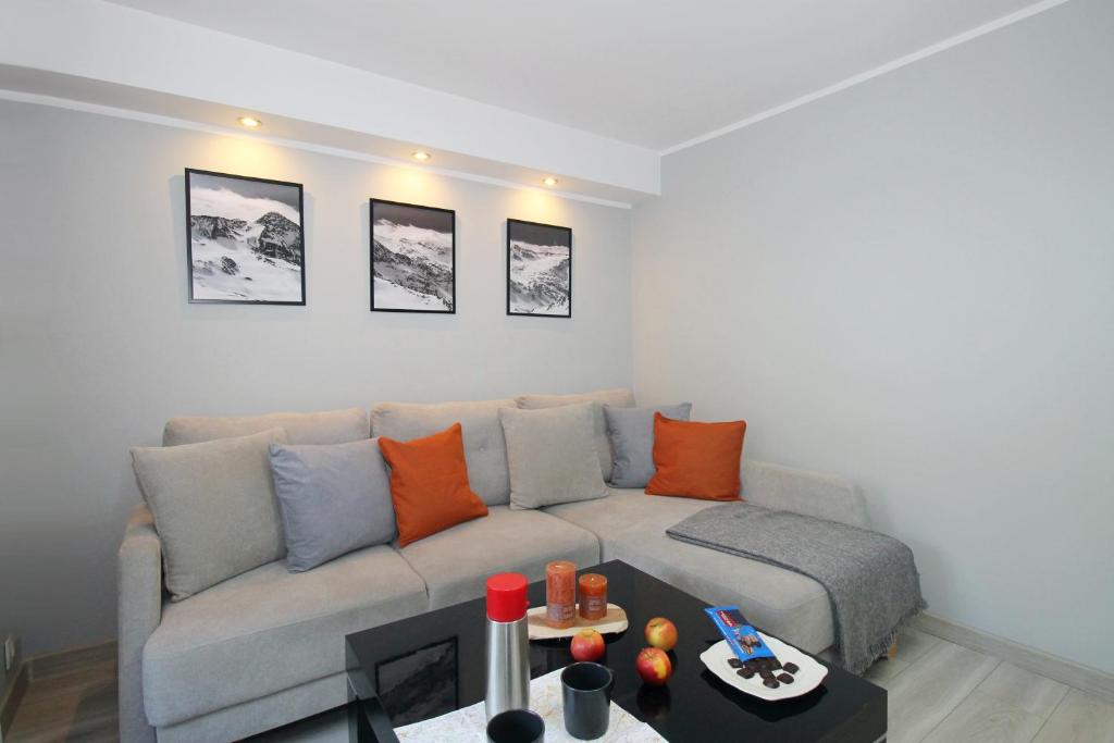 Posezení v ubytování Apartament Dzikowiec