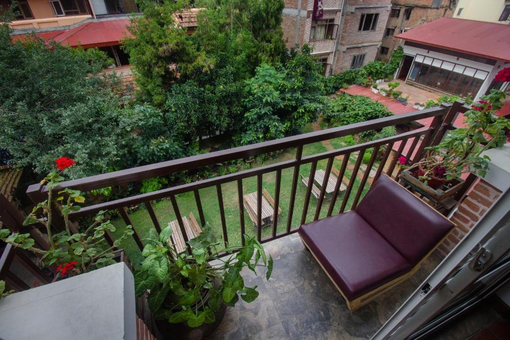 Balkón nebo terasa v ubytování Yalamul Garden