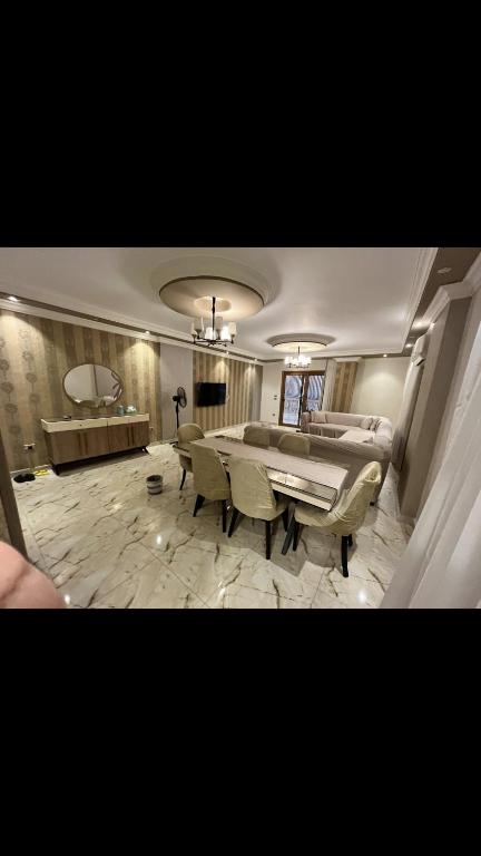 In front of pyramids