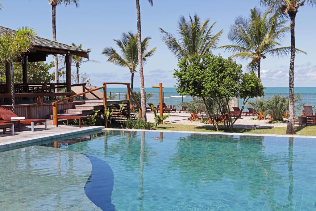 Bazén v ubytování Santa Aldeia Hotel nebo v jeho okolí