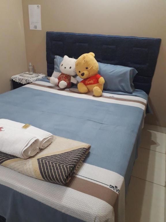 Postel nebo postele na pokoji v ubytování Hospedaje Encarnación