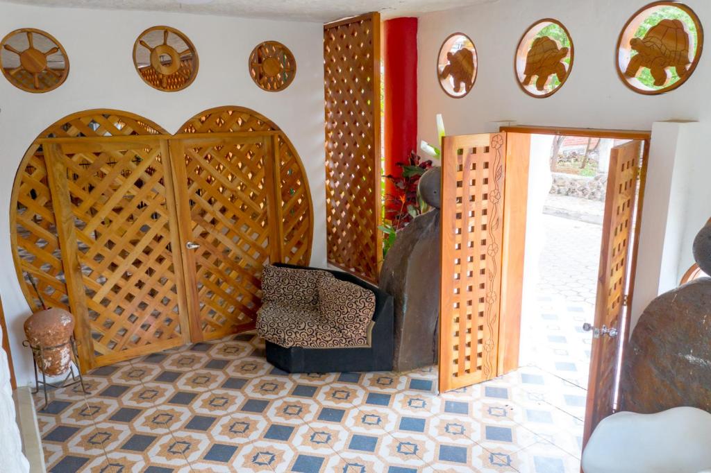 Posezení v ubytování Royal Galápagos Inn
