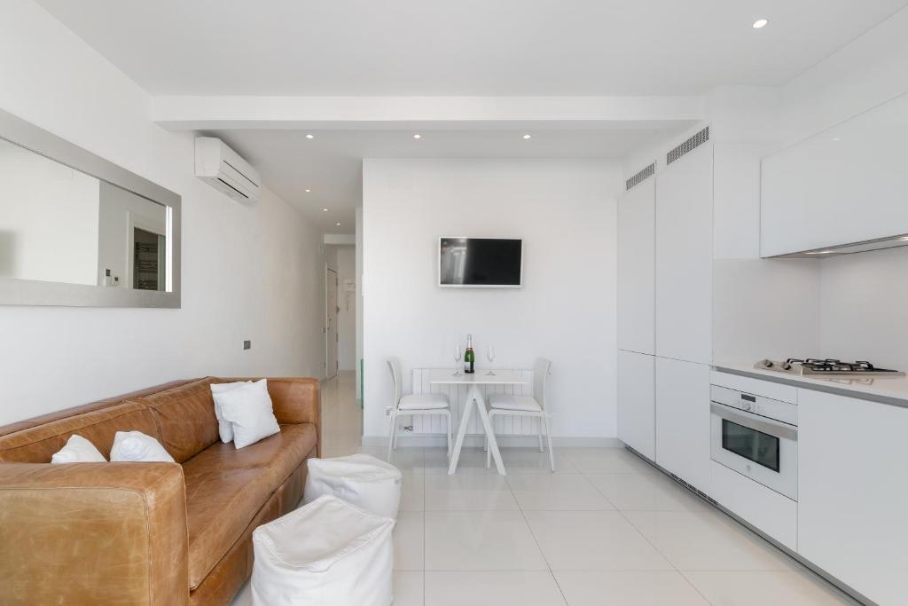 Kuchyň nebo kuchyňský kout v ubytování Beach penthouse Sitges Rentals