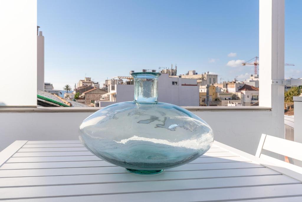 Balkón nebo terasa v ubytování Beach penthouse Sitges Rentals
