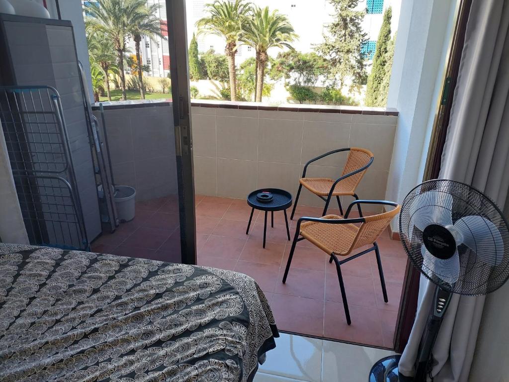 Balkón nebo terasa v ubytování PLAYA DEL INGLES -2 balcons- AGAETE PARK