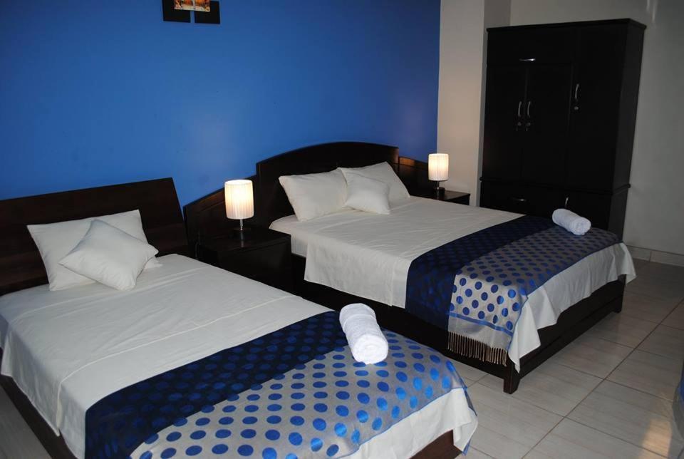 Postel nebo postele na pokoji v ubytování Hostal "Vista del Valle"