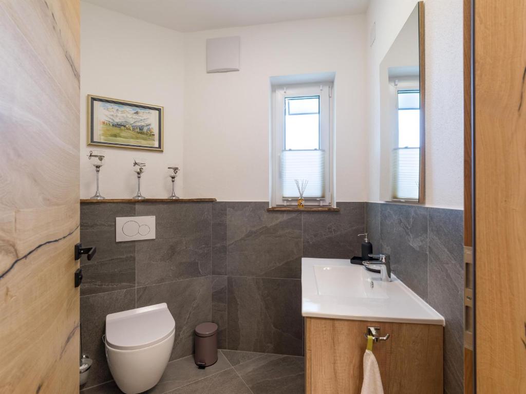 Kúpeľňa v ubytovaní Haus Hüttenberger