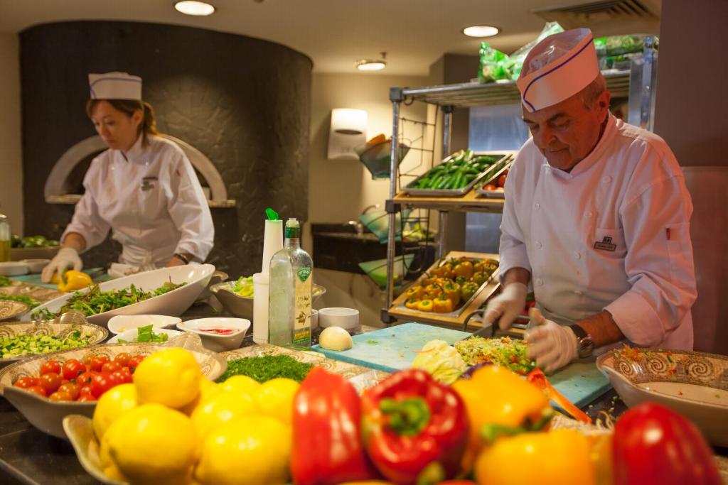 Essen im Hotel oder in der Nähe