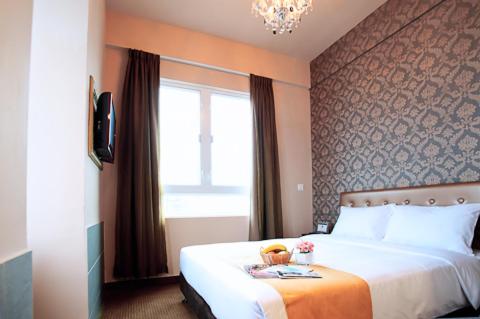 Postel nebo postele na pokoji v ubytování Best Western Hotel Causeway Bay