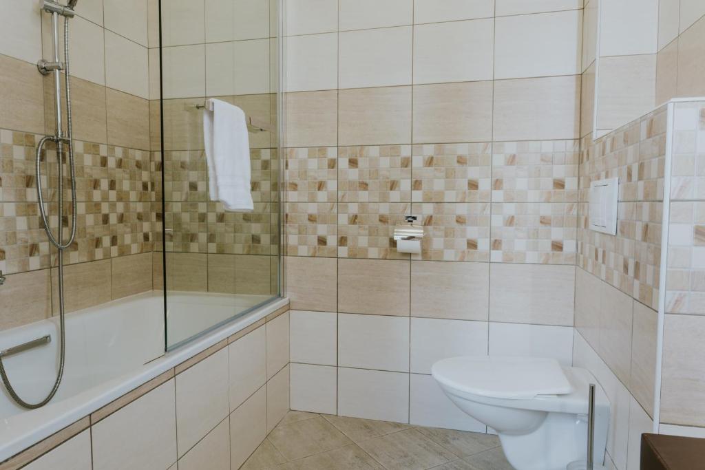 Koupelna v ubytování Wellness Hotel Liberecká Výšina
