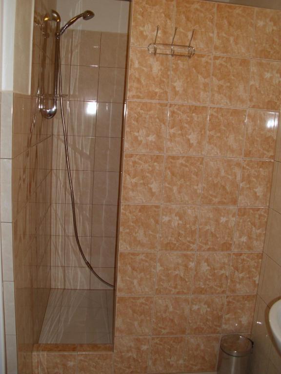 Koupelna v ubytování Apartmány nad Otavou