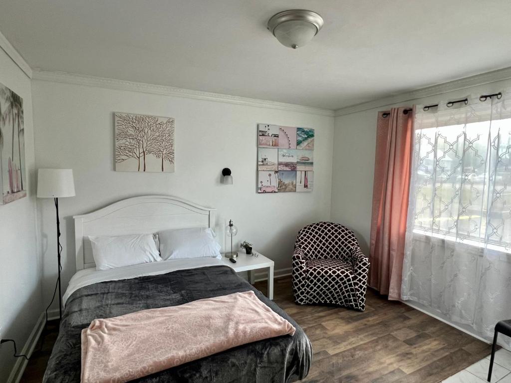 Postel nebo postele na pokoji v ubytování Cobmin Ridge Motel