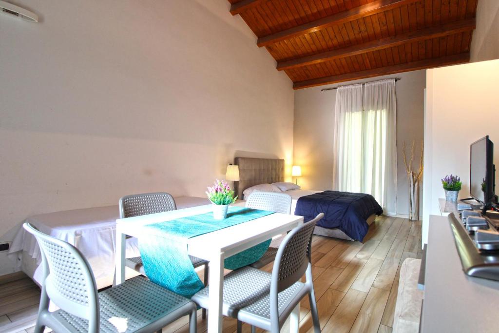 Postel nebo postele na pokoji v ubytování Dalmati House San Lorenzo