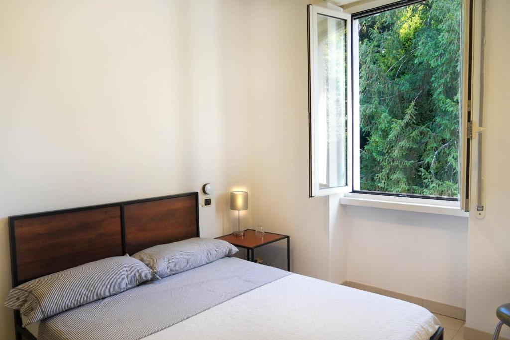 Postel nebo postele na pokoji v ubytování CiaoMi - Hostel & Long Stay - Milano Niguarda & Bicocca